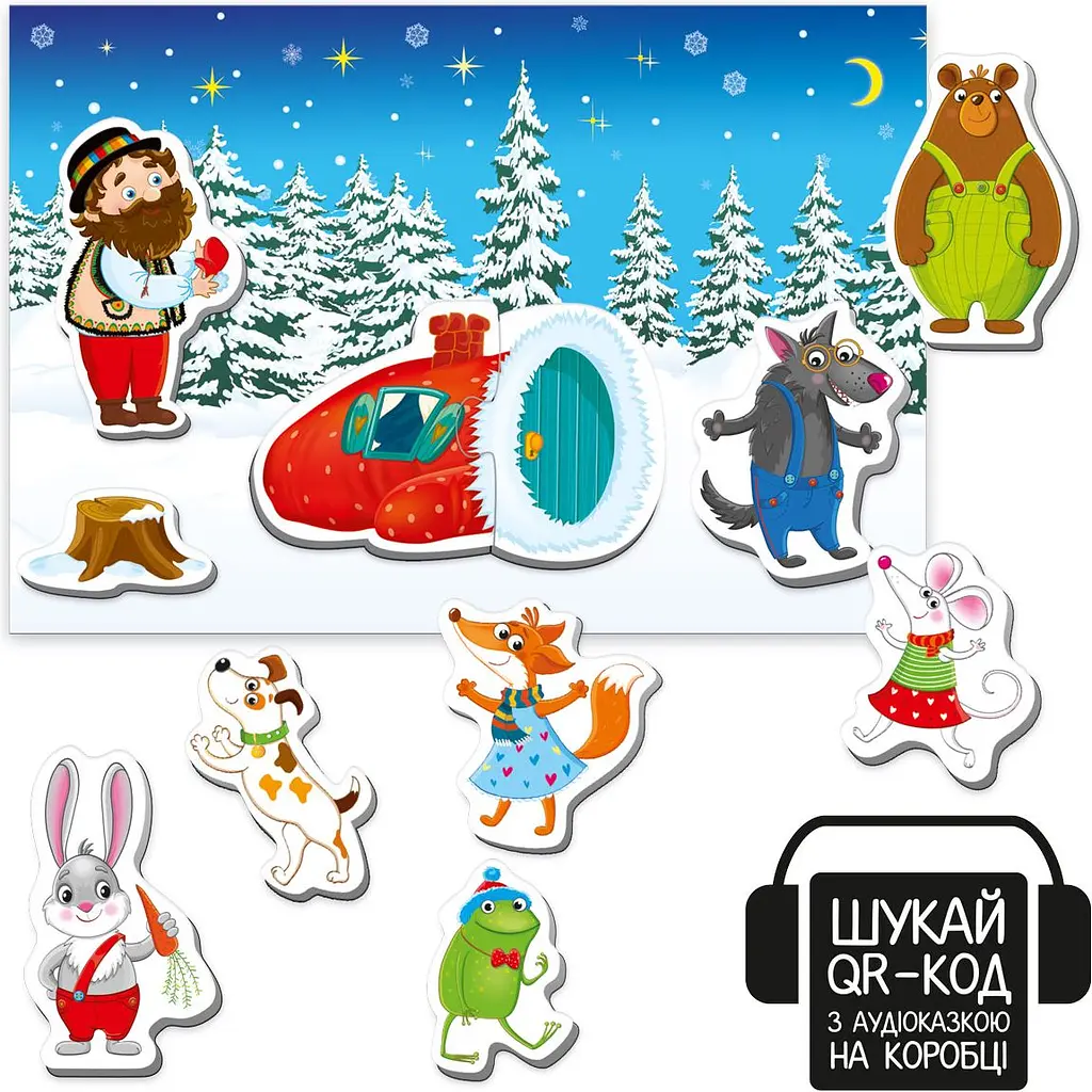 Магнитный театр Vladi Toys Сказочные голоса Рукавичка с аудиосказкой (VT3206-37) - фото 2