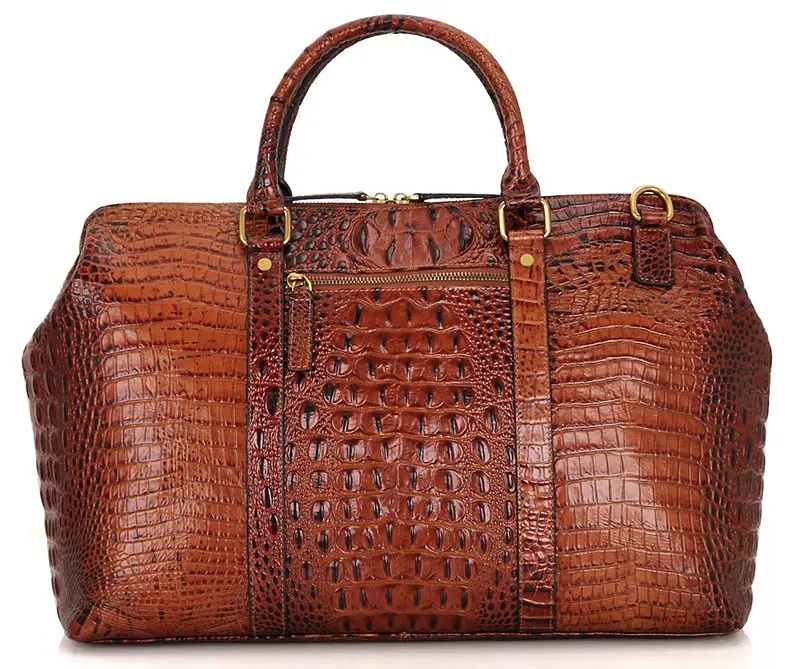 Сумка кожаная дорожная Vintage 46х30.5х19 см sum0012539 - фото 2