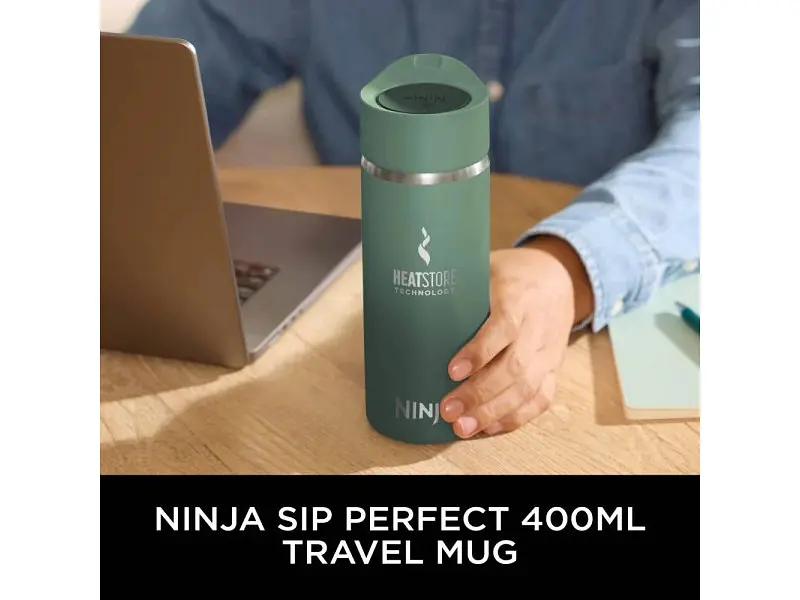Термокухоль Ninja Sip Perfect 0.4 л Green (DW1603EUUKGN) - фото 3
