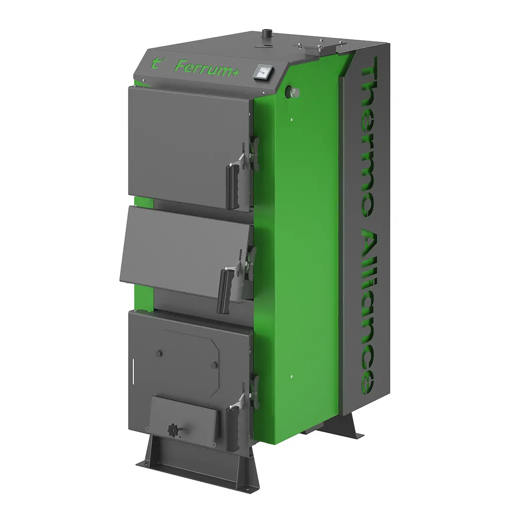 Котел твердопаливний сталевий Thermo Alliance Ferrum Plus V 4.0 FSF+ 30