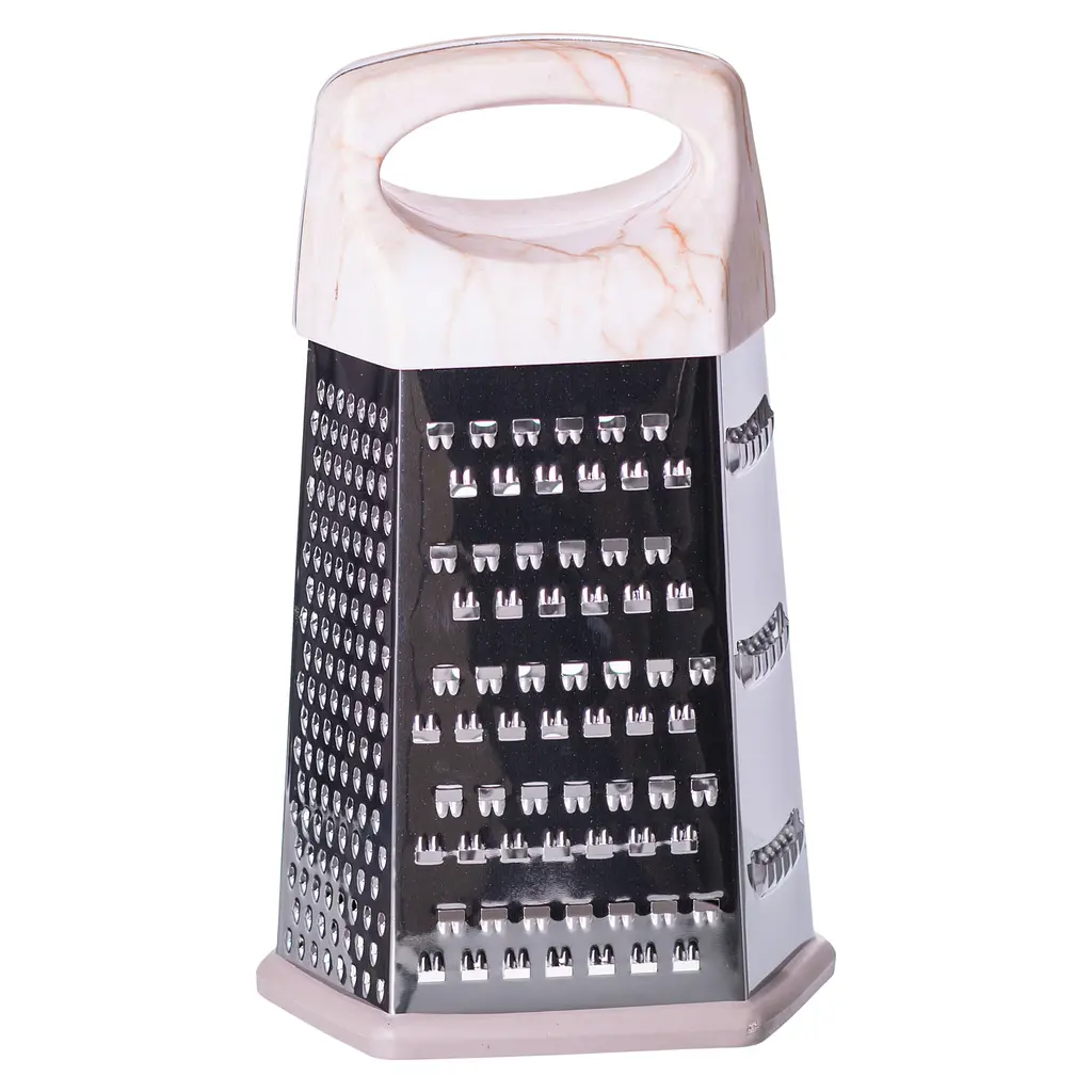 Тертка шестикутна з пластиковою ручкою 14*12*24 см Ding Lanfang HP-8-7 - фото 16