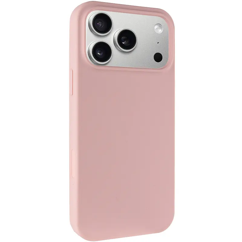 Чохол Epik Silk Full Protective (AA) NO LOGO для Apple iPhone 17 Pro / 18 Pro (6.3") Рожевий / Pink Sand
