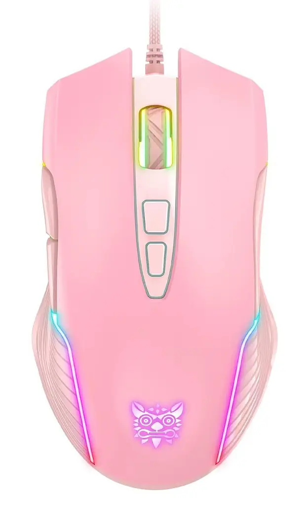 Компьютерная мышка Onikuma для ПК и ноутбука CW98 проводная с RGB подсветкой 6400 DPI 7 кнопок компьютерная - фото 2