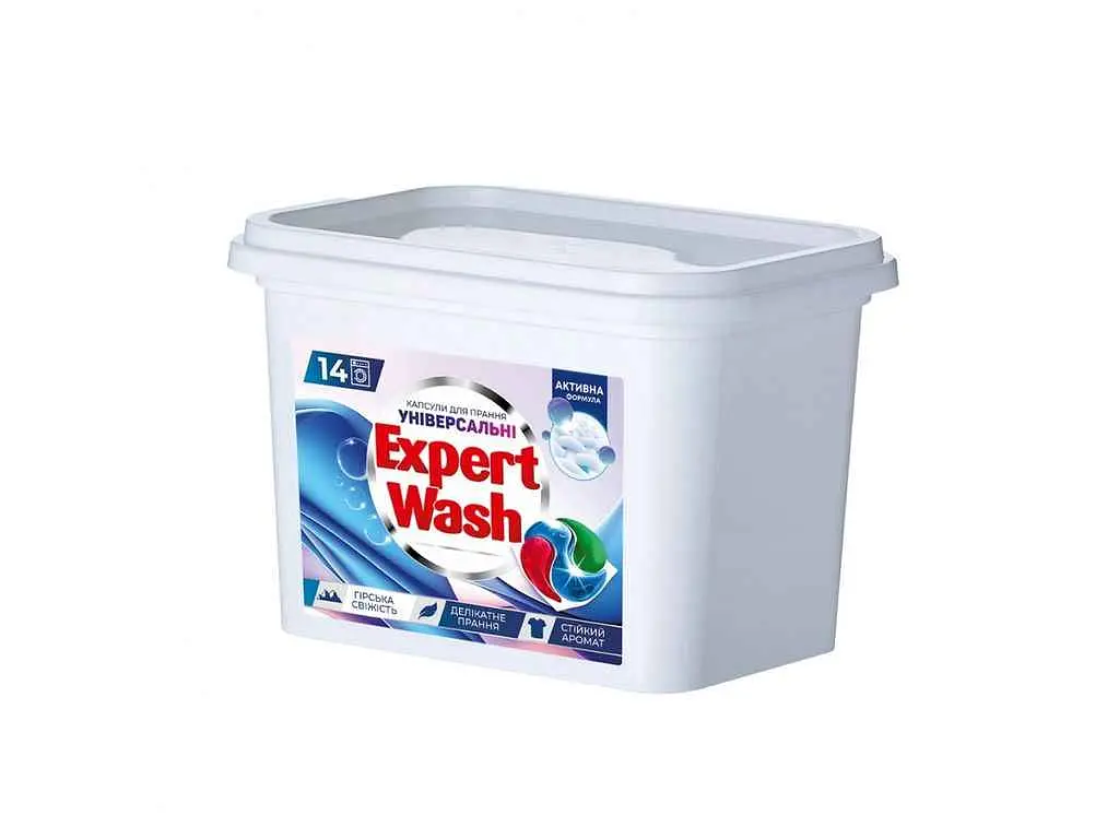 Капсули для прання EXPERT WASH Універсальні Гірська свіжість