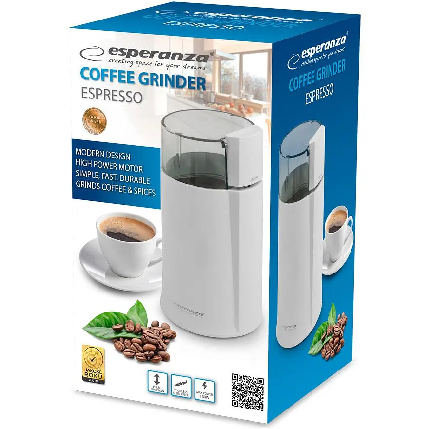Кавомолка Esperanza EKC 001 W White (EKC001W) [170501] - фото 7