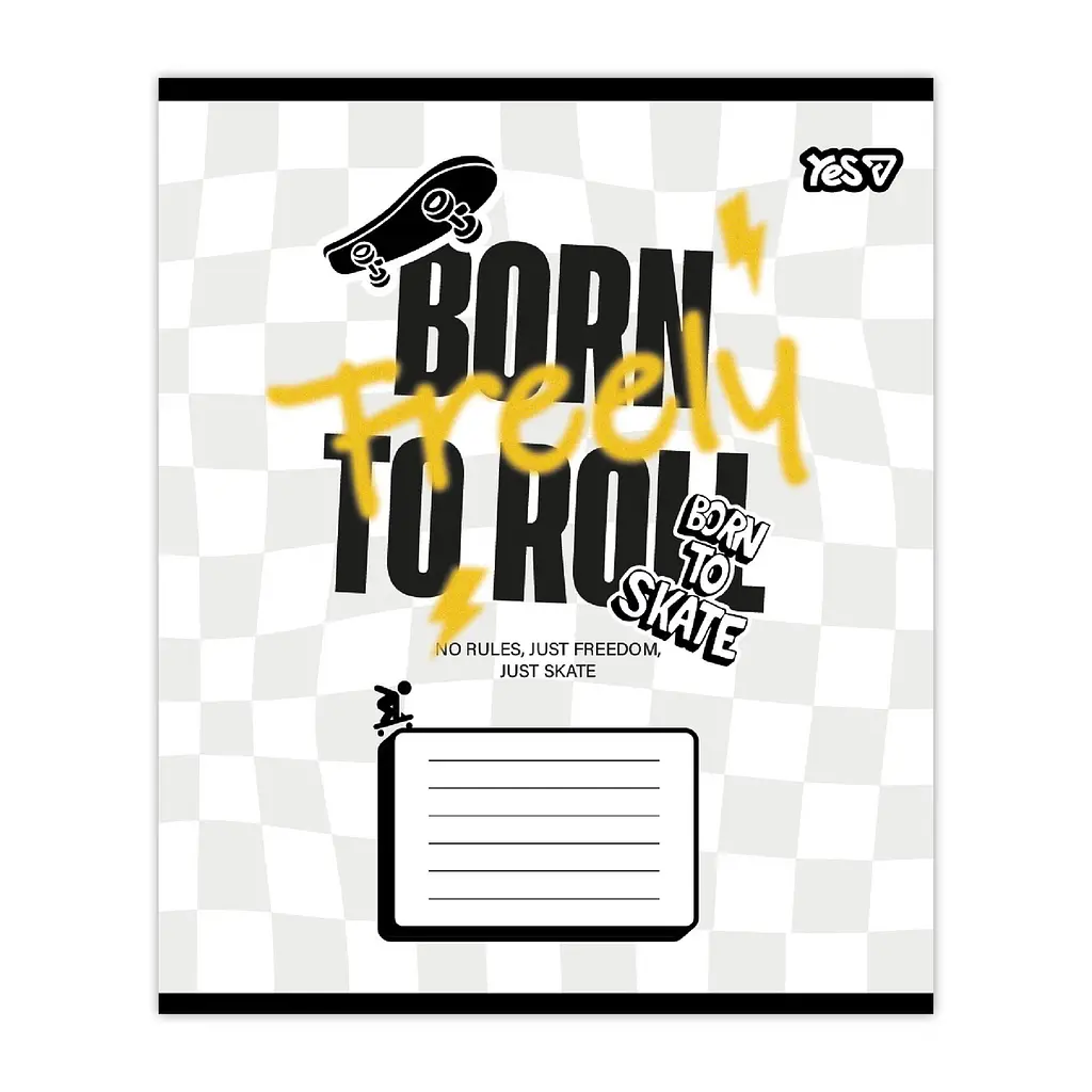 Тетрадь YES 18арк.# /768717/ "Born to skate" (25/400) - фото 4