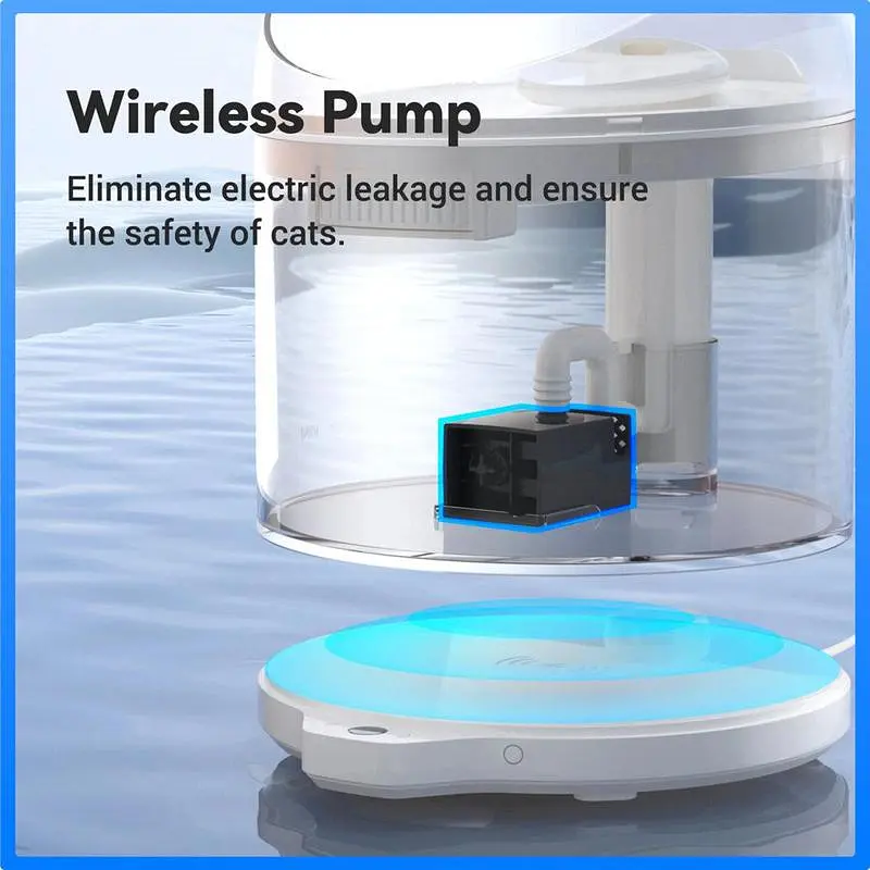 Поїлка CATLINK Wireless Pump & Ultra-Filtration Water Fountain - PURE 2 White - фото 4