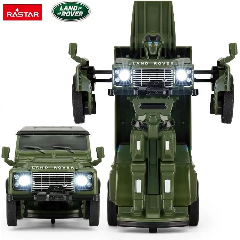 Игрушечная автомодель трансформер Rastar Land Rover Defender 1:32 (62000) - фото 3