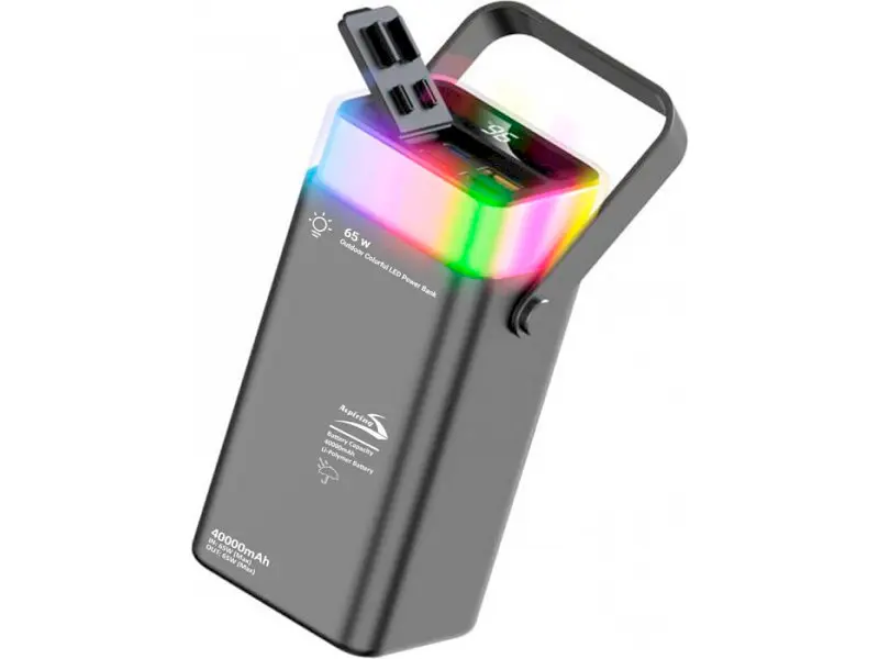 Зовнішній акумулятор (Power Bank) Aspiring Vigor 40 40000mAh Black (PPVG.V04) - фото 2
