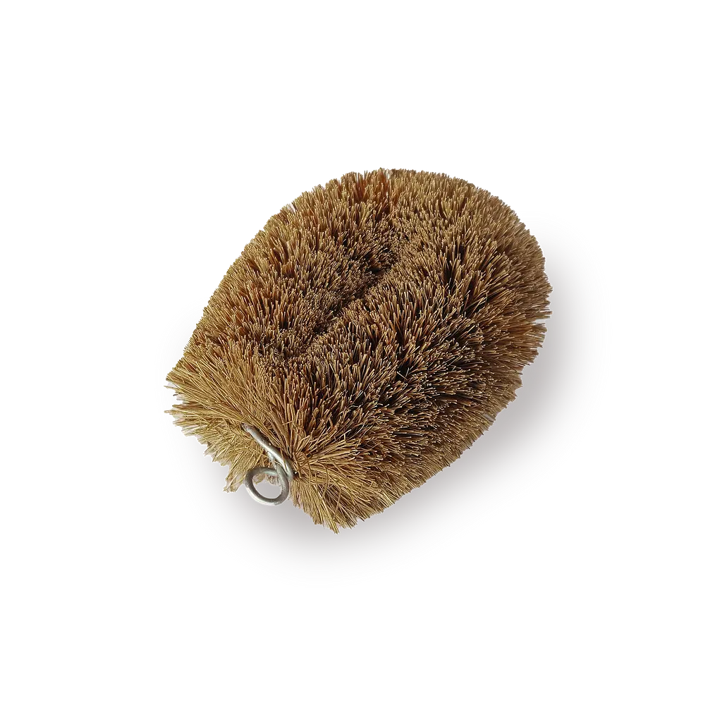 Щітка для миття посуду та овочів Добра господарочка кокосове волокно 1 шт. (4820086523561) - фото 4