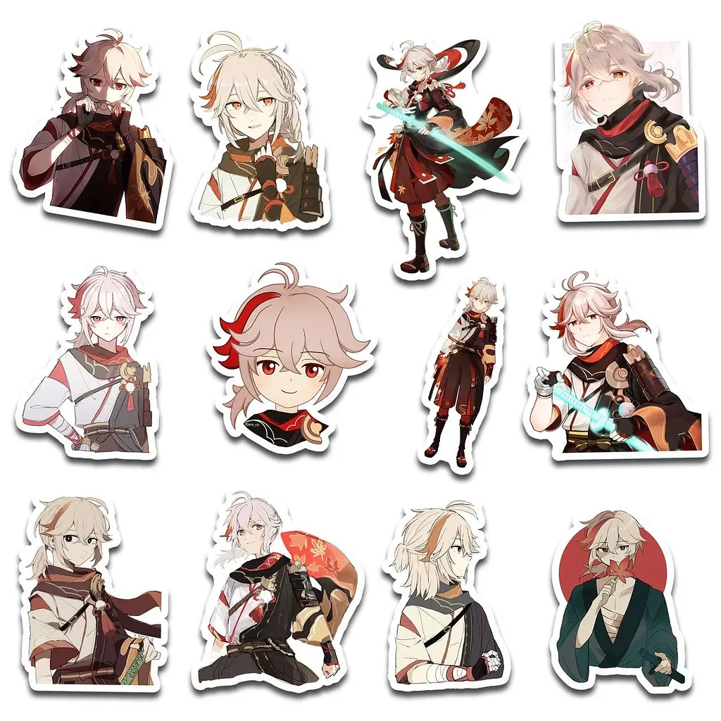 Стикерпак GeekLand Genshin Impact Kazuha 45 штук (SP GI K 01) - фото 4