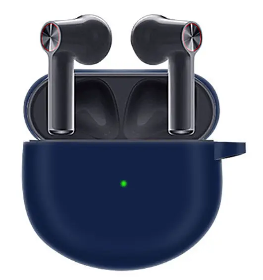 Чохол-накладка DK Silicone Candy Friendly із карабіном для OnePlus Buds (dark blue) - фото 3