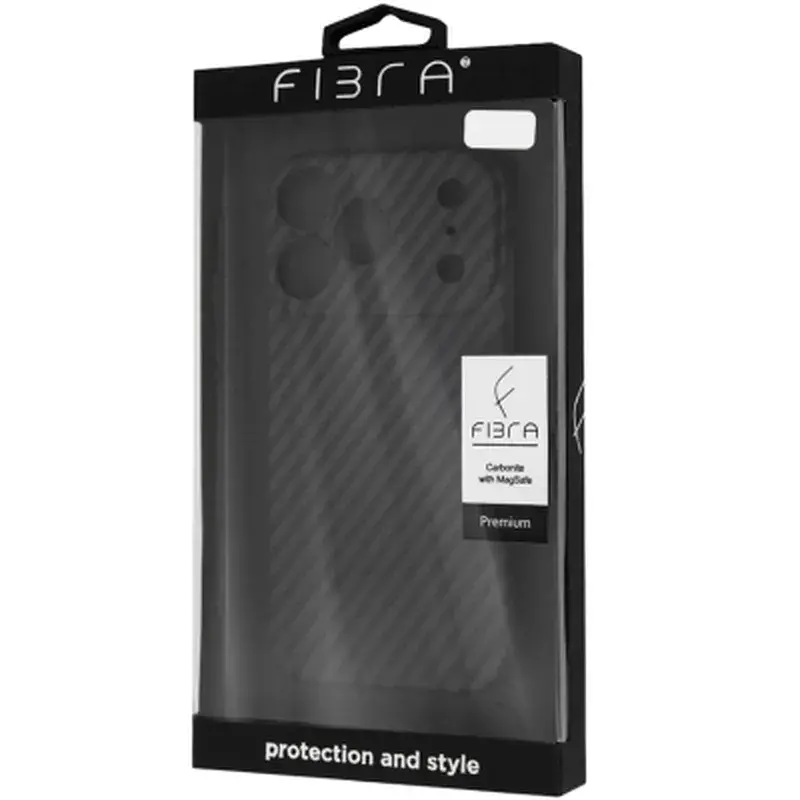 Чохол до мобільного телефона BeCover FIBRA Carbonite MagSafe Apple iPhone 17 Pro Max Black (715410) - фото 4
