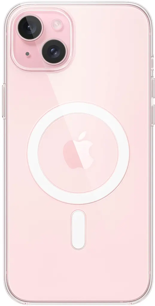 Оригінальний прозорий чохол для iPhone 15 Plus Apple Clear Case with MagSafe (MT213ZM/A) протиударний - фото 2