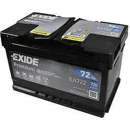Автомобільний акумулятор Exide Premium Carbon Boost 2.0 EA722 (-/+) 6СТ-72Ah АзЕ 720A (EN) - фото 2