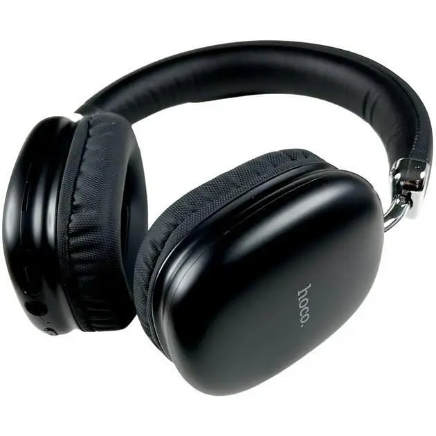 Бездротові bluetooth навушники Hoco W35 BT5.3 з мікрофоном (Чорний) - фото 5