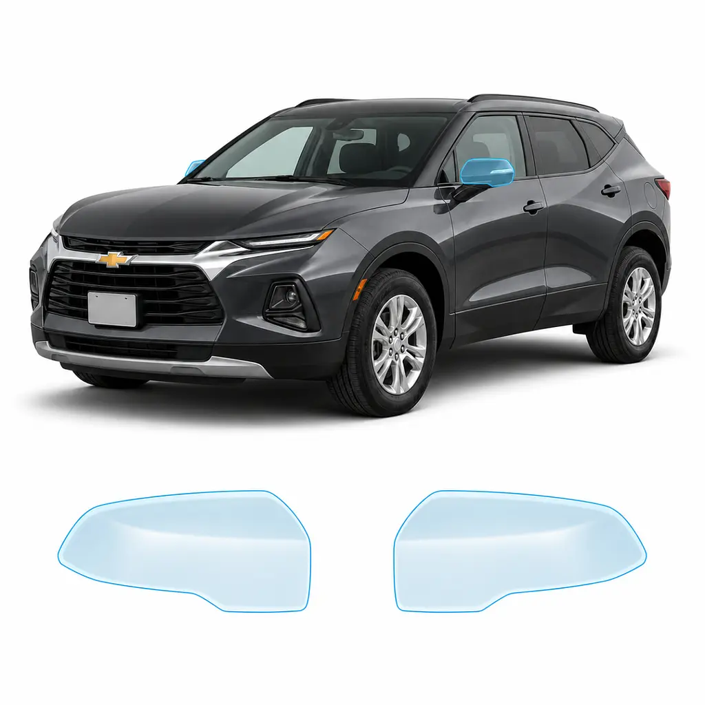 Антигравійна захисна бронеплівка за лекалами для Chevrolet Blazer III 2019-2022 - дзеркала