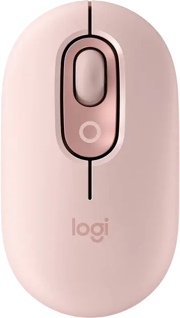 Миша бездротова Logitech POP Mouse With Emoji Bluetooth Rose (910-007413) - фото 2