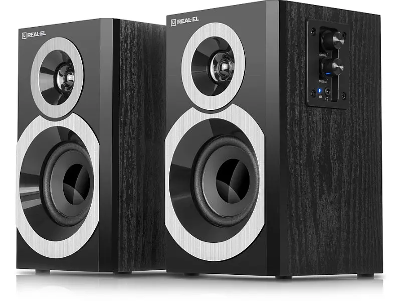 Комп'ютерні колонки REAL-EL S-245 Black (EL121200015) - фото 4