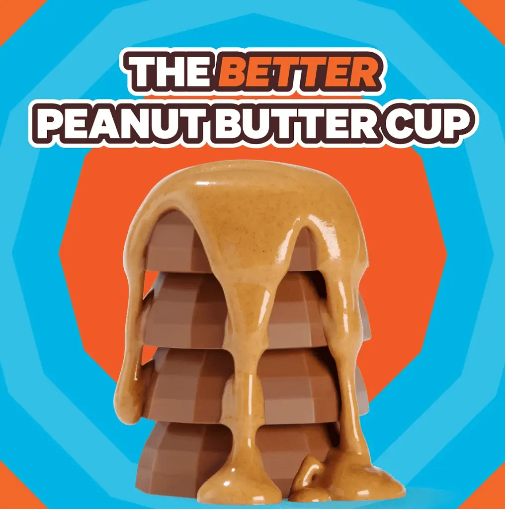 Шоколадні батончики Feastables MrBeast Peanut Butter Cups 5 шт х 40 г - фото 4