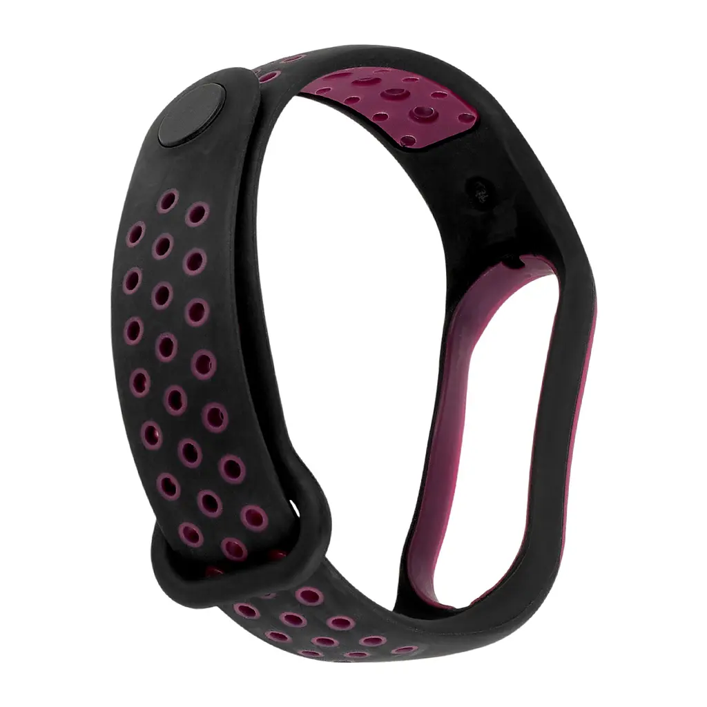 Ремінець Nike Sport Mi Band 5/6/7 Black Purple - фото 2