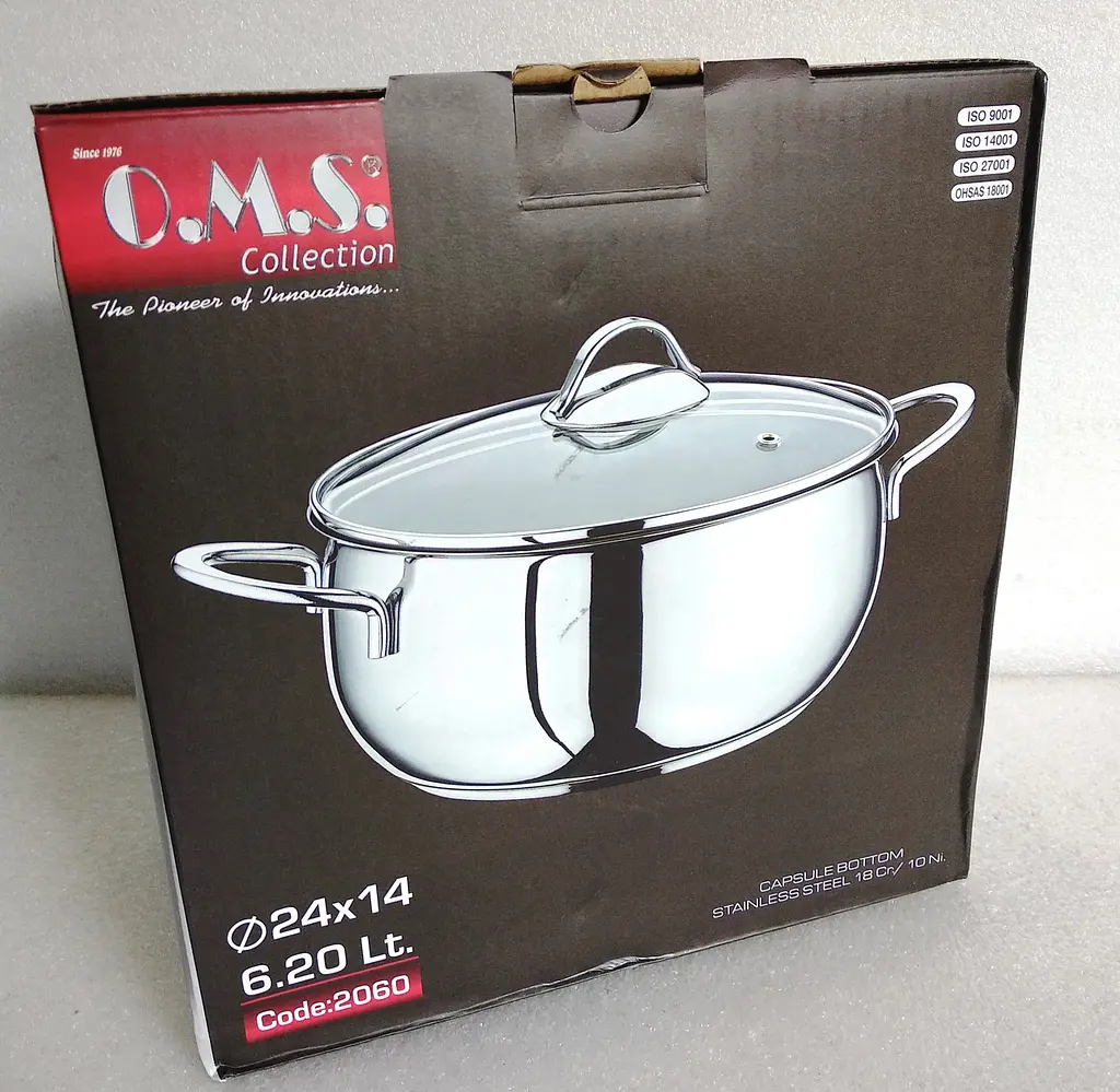Каструля O.M.S. Collection 2060-24 см 6.2 л - фото 8