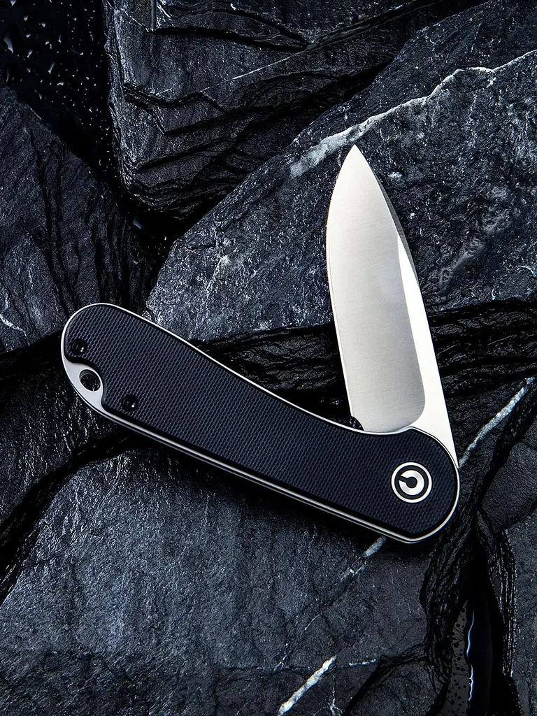 Ніж складаний кишеньковий Civivi Elementum, (7.5 см) D2/G10 чорний - фото 4