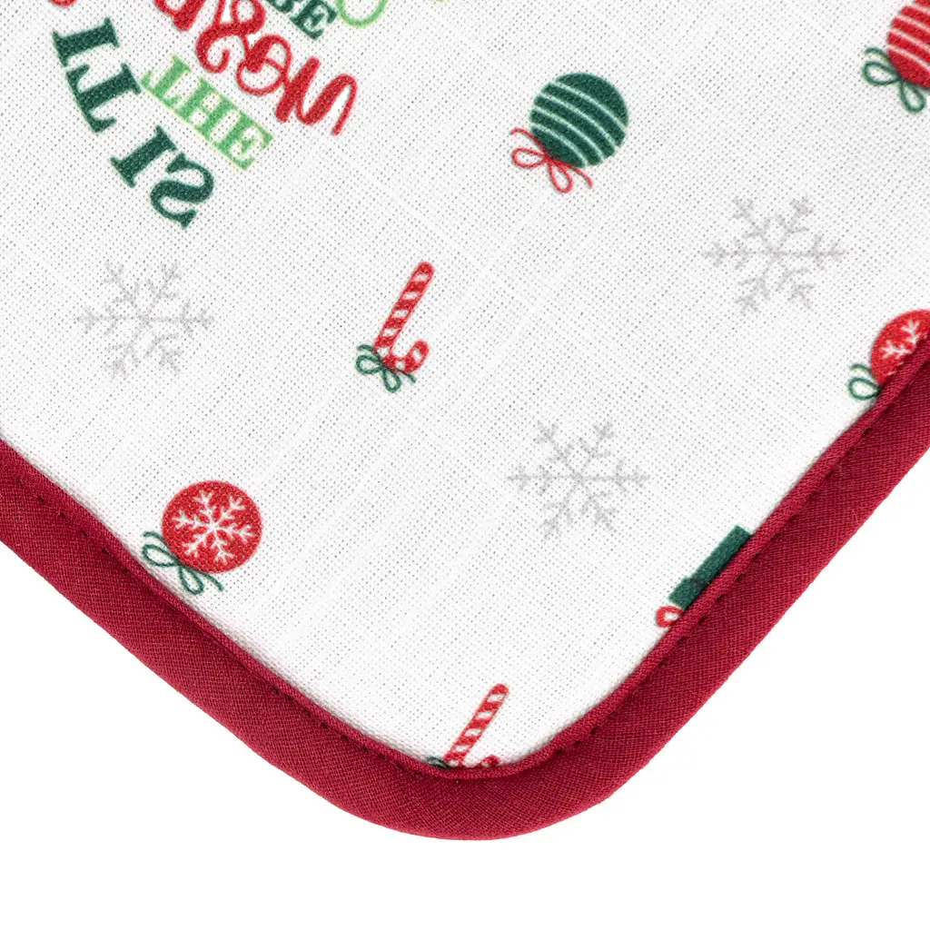 Прихватка Ardesto Christmas Tree 18х20см, 100% поліестер (верх), 100% бавовна (низ), зелений (ART04HT) - фото 3