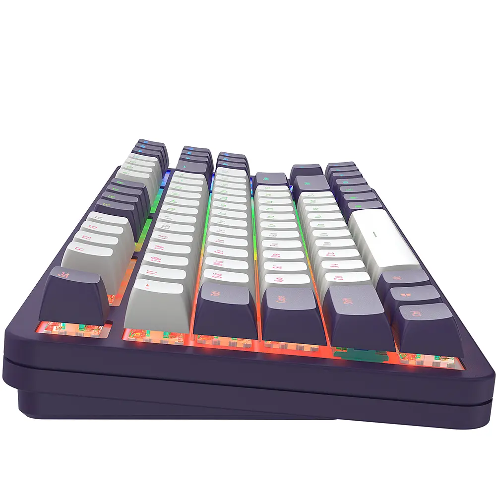 Ігрова клавиатура Dark Project ALU87 Violet ENG/UA (DPKB_VIOLET_ 87_ANSI_UA) - фото 7