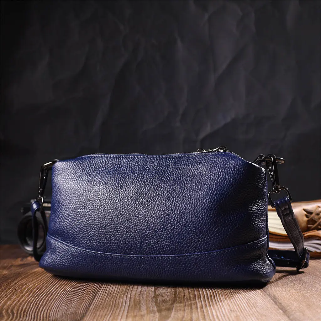 Жіноча шкіряна сумка Vintage 27х12х9.5 см sum0022737 - фото 7