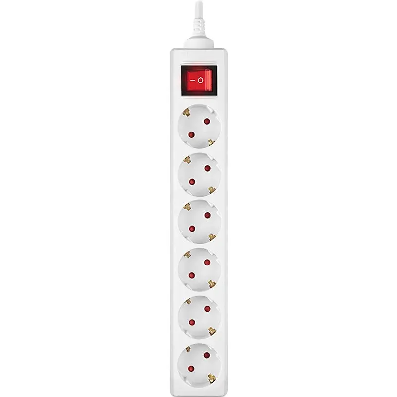 Фільтр живлення REAL-EL RS-6 Protect M 3м Білий (EL122300033) - фото 7