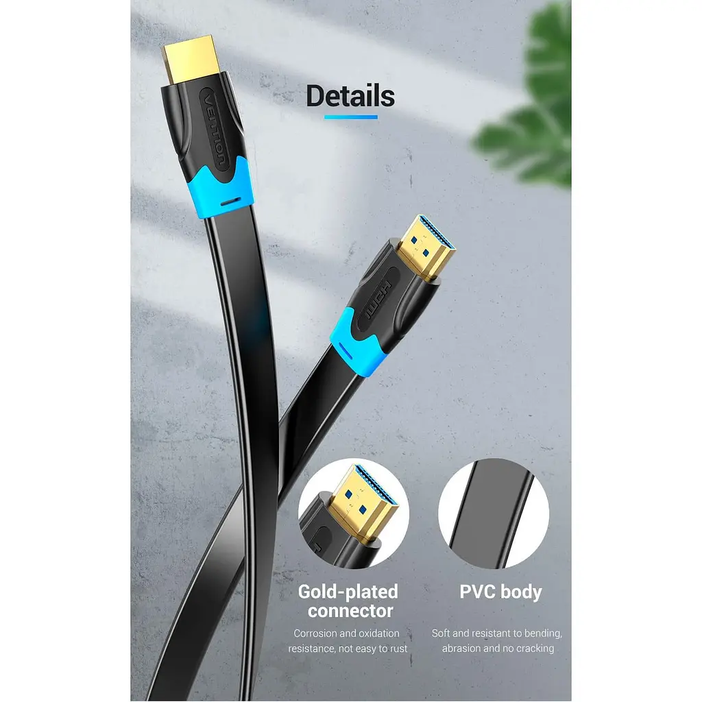 Кабель Vention HDMI-HDMI V 2.0 1.5 м (AAKBG) - фото 4