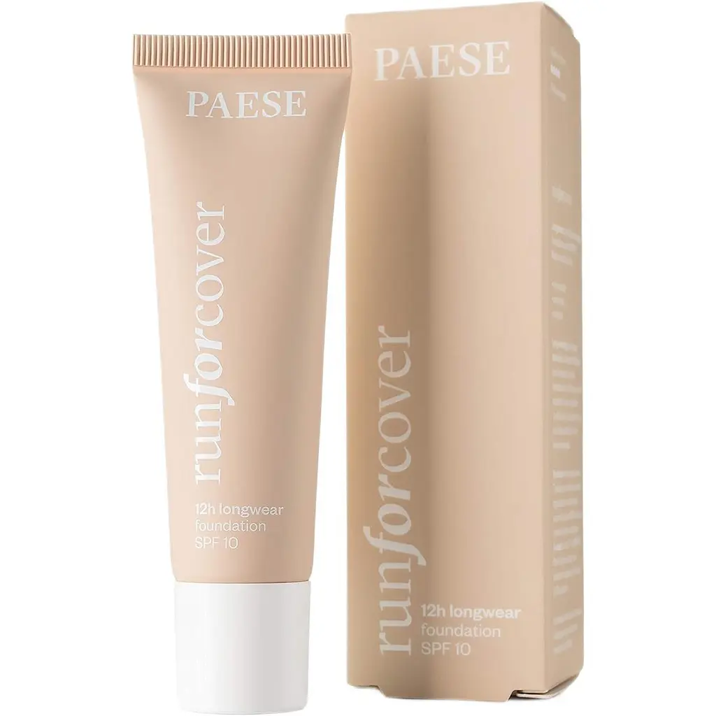 Тональный крем Paese Run For Cover 12H Longwear Fondation SPF10 тон 30N (Light Beige) 30 мл - фото 2