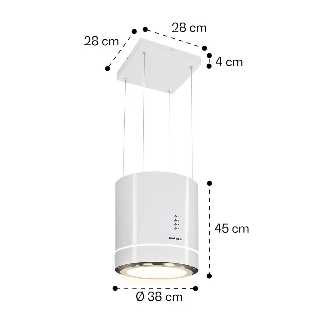 Островная вытяжка Klarstein Tron Ambience (10034214) - фото 8