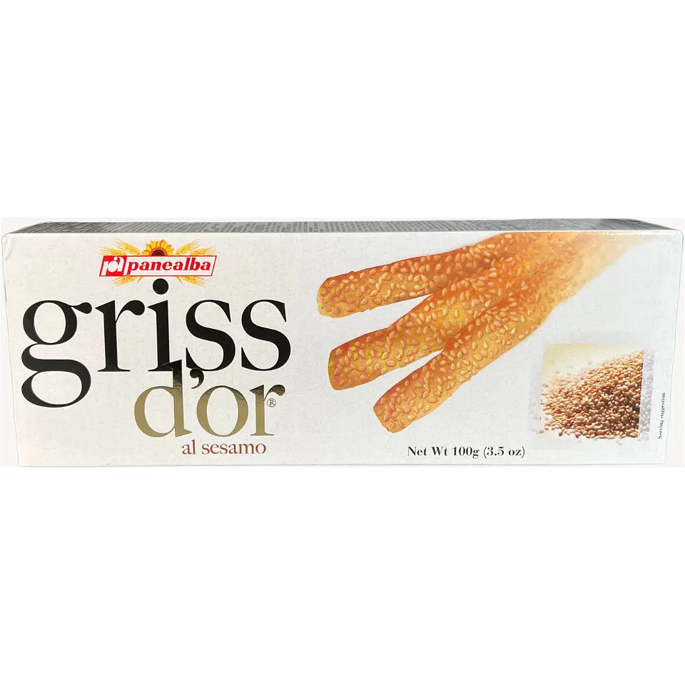 Грісіні Panealba Griss d'or al Sesamo з кунжутом 100 г