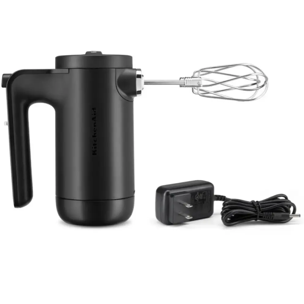Миксер KitchenAid 5KHMB732EBM ручной аккумуляторный черный - фото 4