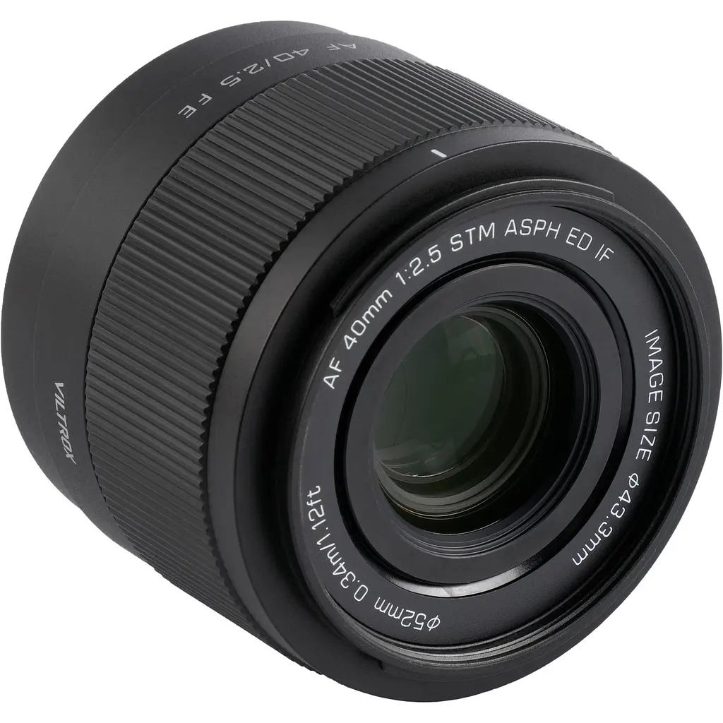Объектив Viltrox AF 40mm f/2.5 Air Sony E Black - фото 4
