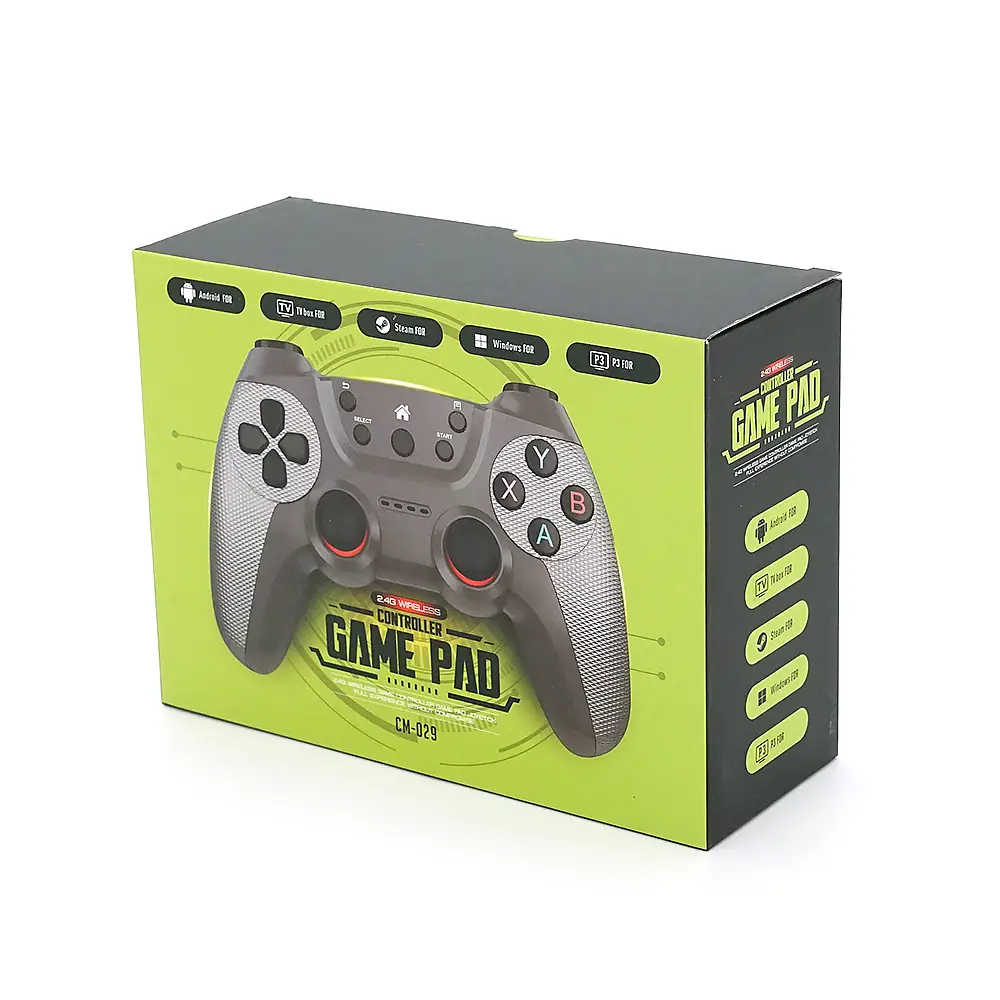 Геймпад Brazzers BR-029 бездротовий для PC X360/P3/Android/TVBOX, Black, Box - фото 2