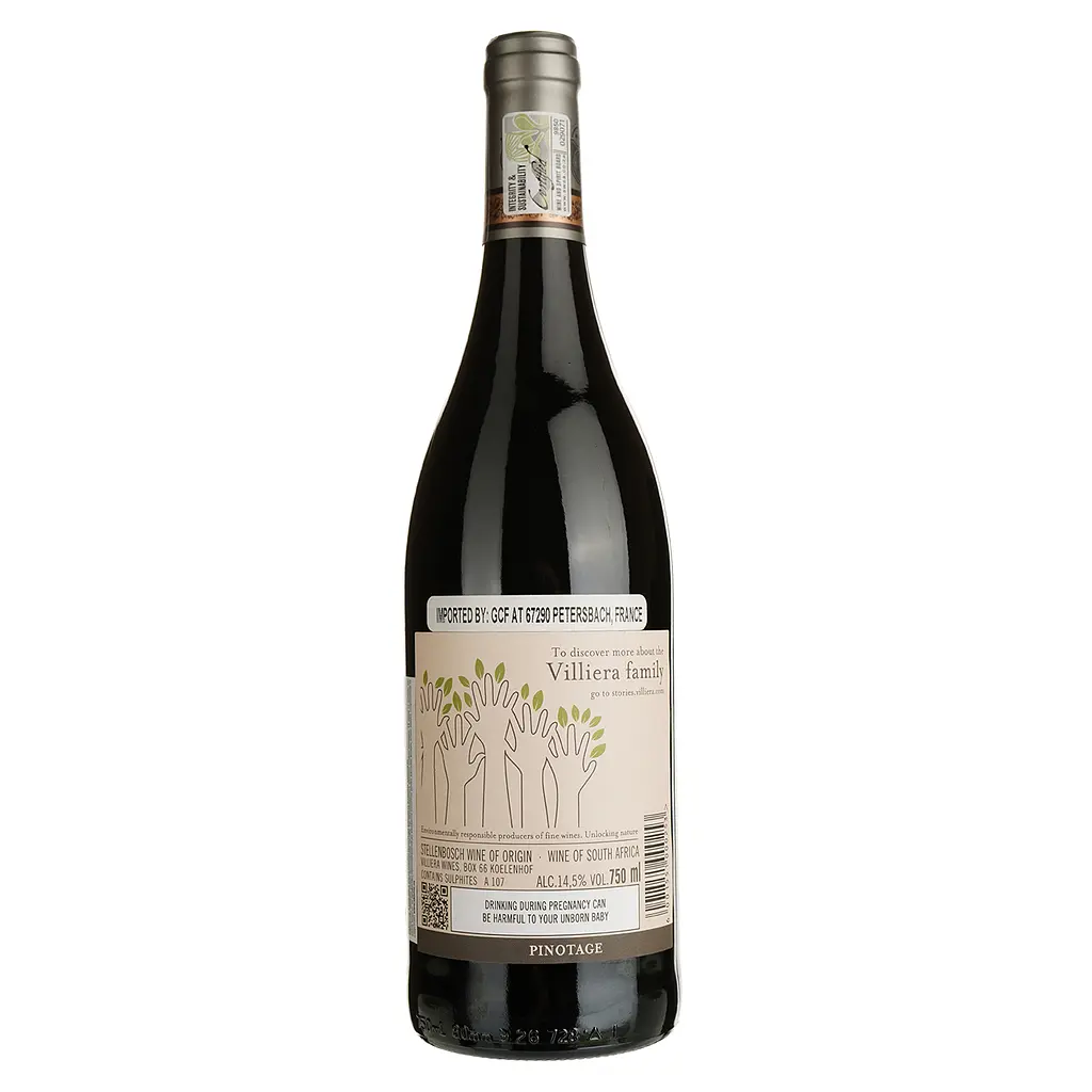 Вино Villiera Stellenbosch Pinotage красное сухое 0.75 л - фото 2