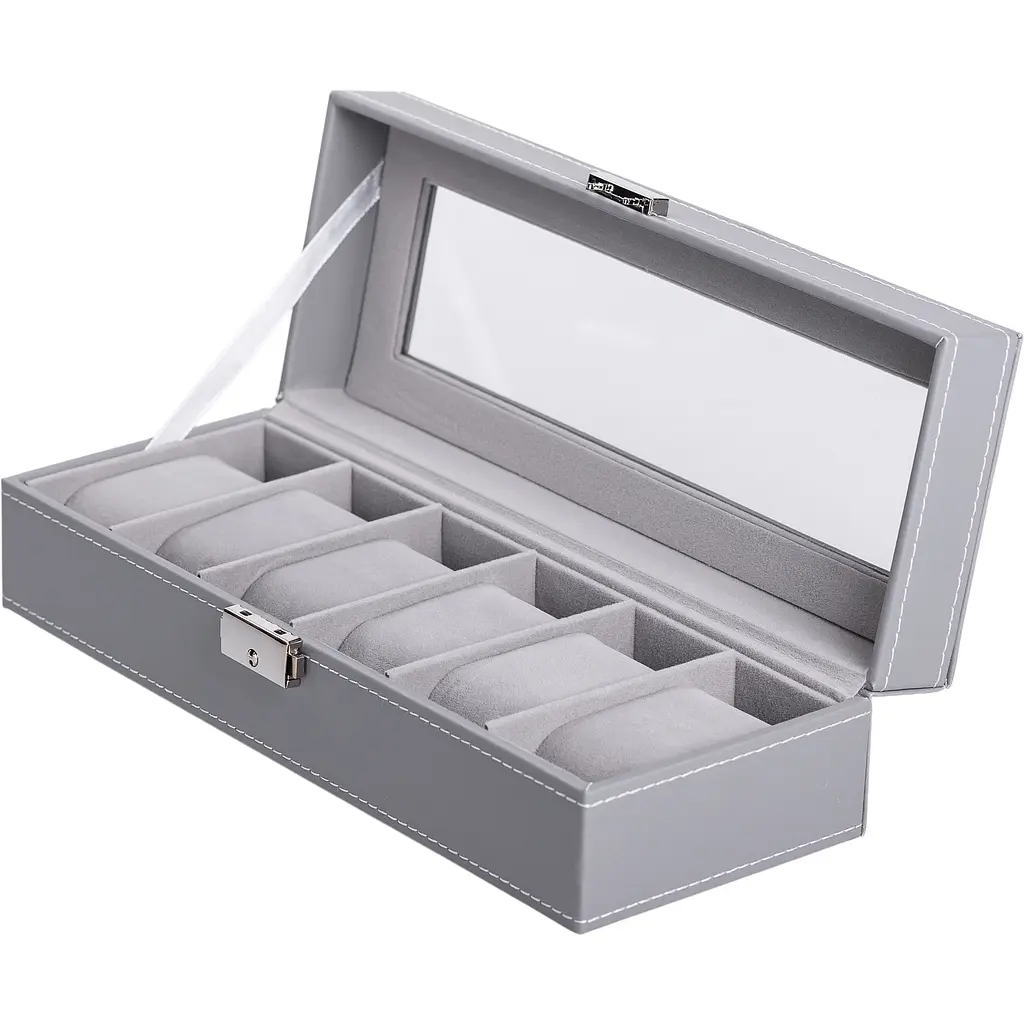 Скринька для зберігання годинників Yiwu з защіпкою 30x11x8 см HP-5-3 - фото 3