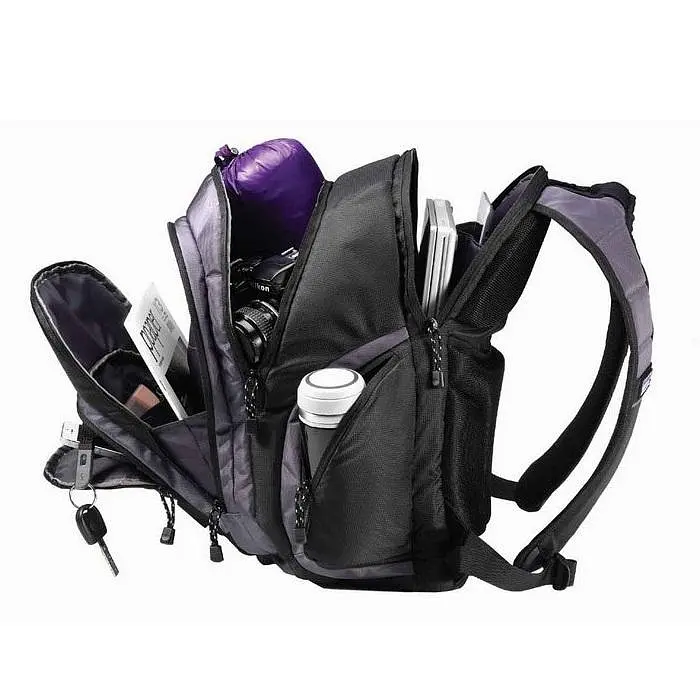 Рюкзак для ноутбука 16 Sumdex PON-395GY, Black/Grey, поліестер, 27.3 x 26.7 x 3.8 см - фото 5