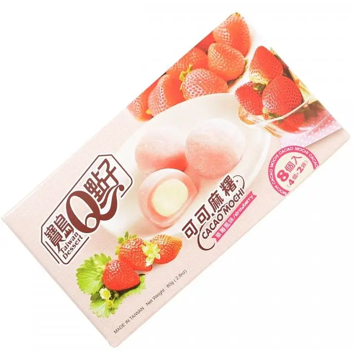 Пирожное моти Taiwan Dessert Cacao Strawberry 80 г - фото 2