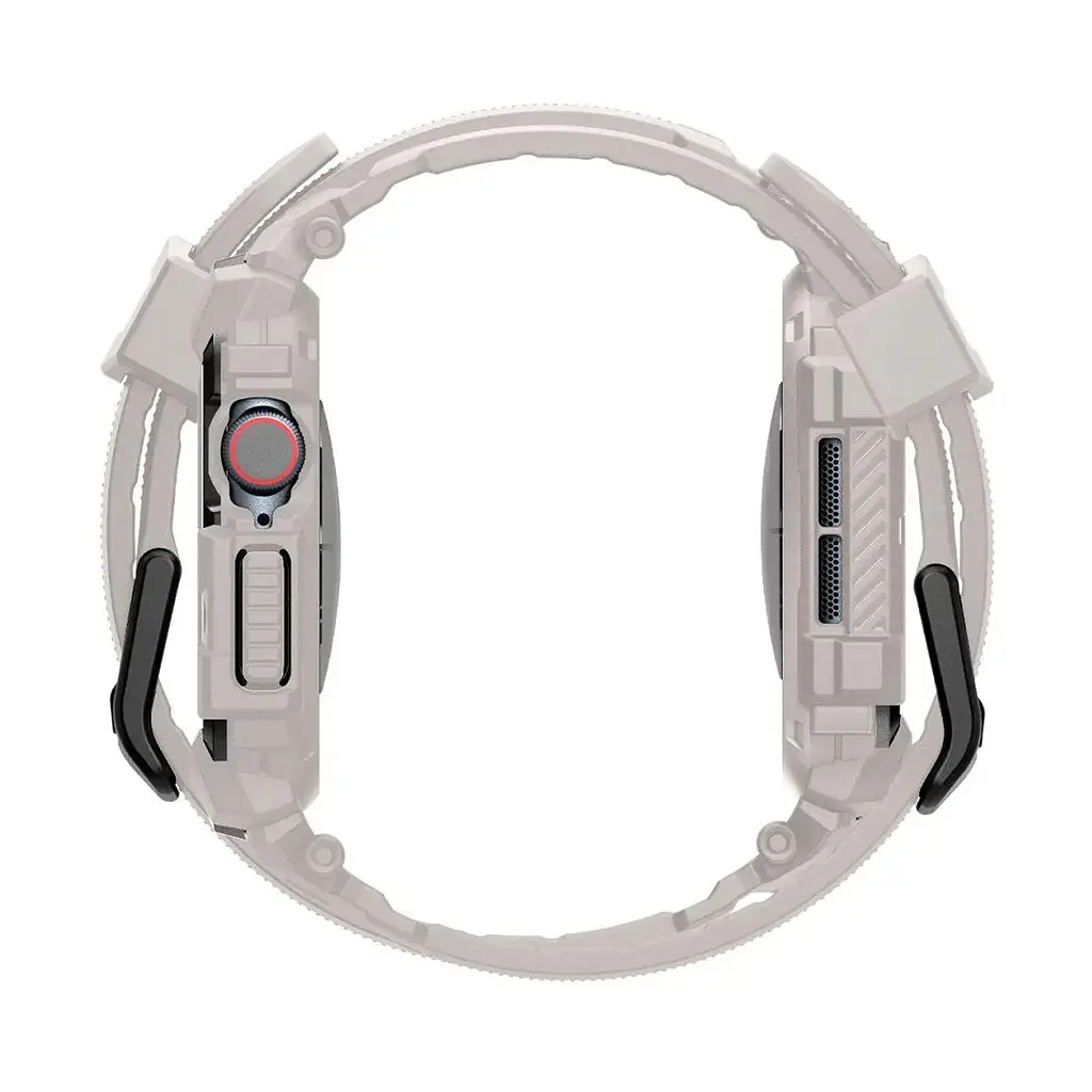 Чохол-ремінець Spigen Rugged Armor Pro для Apple Watch 2024 42mm Dune Beige (ACS08593) - фото 9