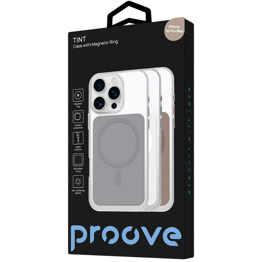 Чохол Proove Tint Case with Magnetic Ring iPhone 16 Pro Max - фото 2