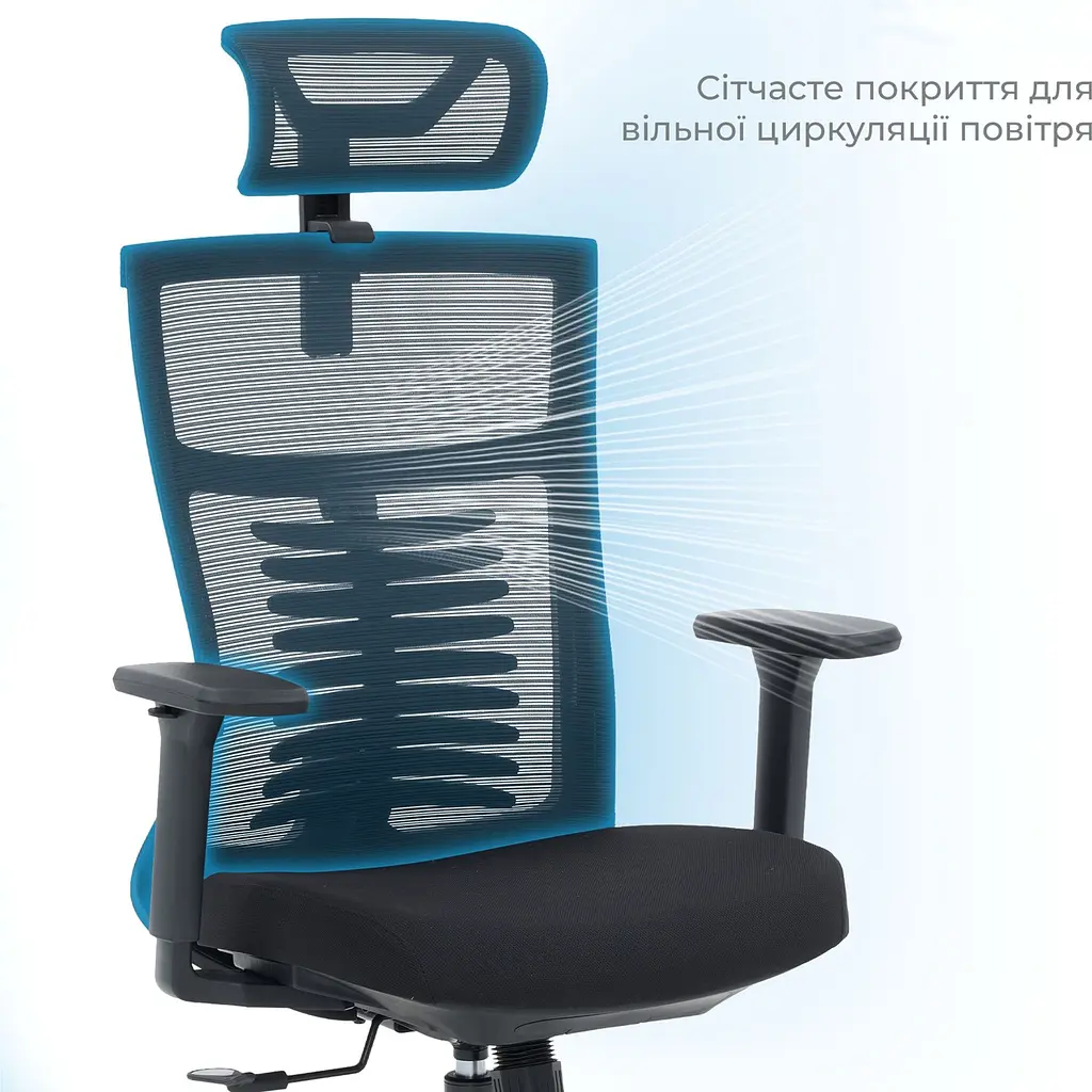 Офисное кресло OfficePro Balance OC550-B-B-B Black [148644] - фото 7