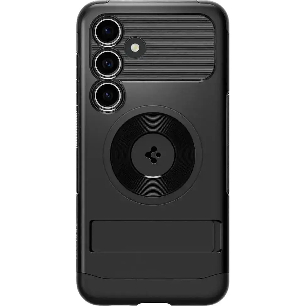 Протиударний чохол із підставкою для Samsung Galaxy Magfit MagsSafe для Samsung Galaxy S24 (S921) Black ACS07203 - фото 3