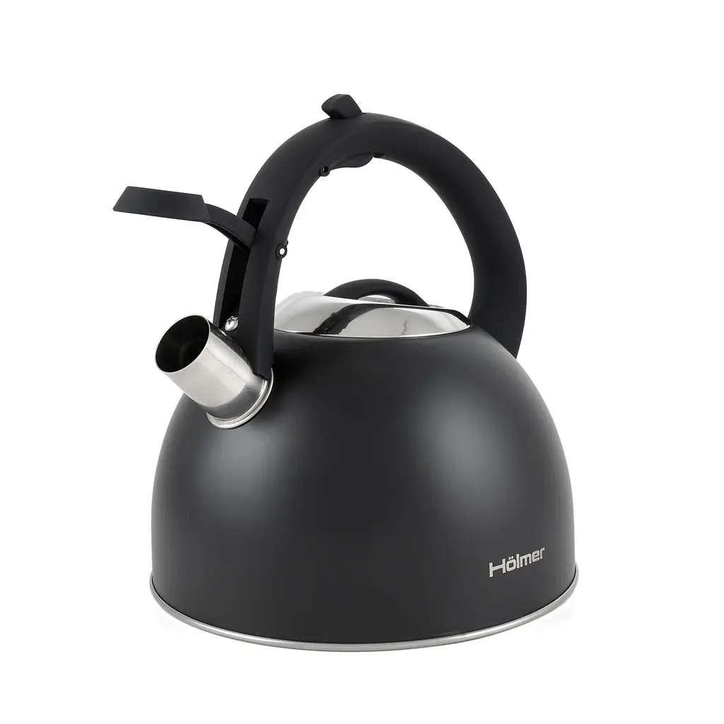 Чайник Holmer зі свистком, 3 л, чорний (WK-1430-BCSB Memory) - фото 5