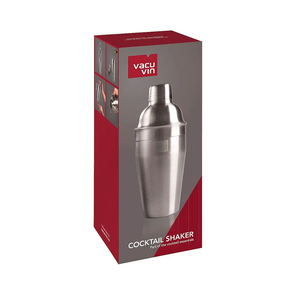Шейкер для коктейлів сталевий Vacu Vin (Q2844) - фото 3
