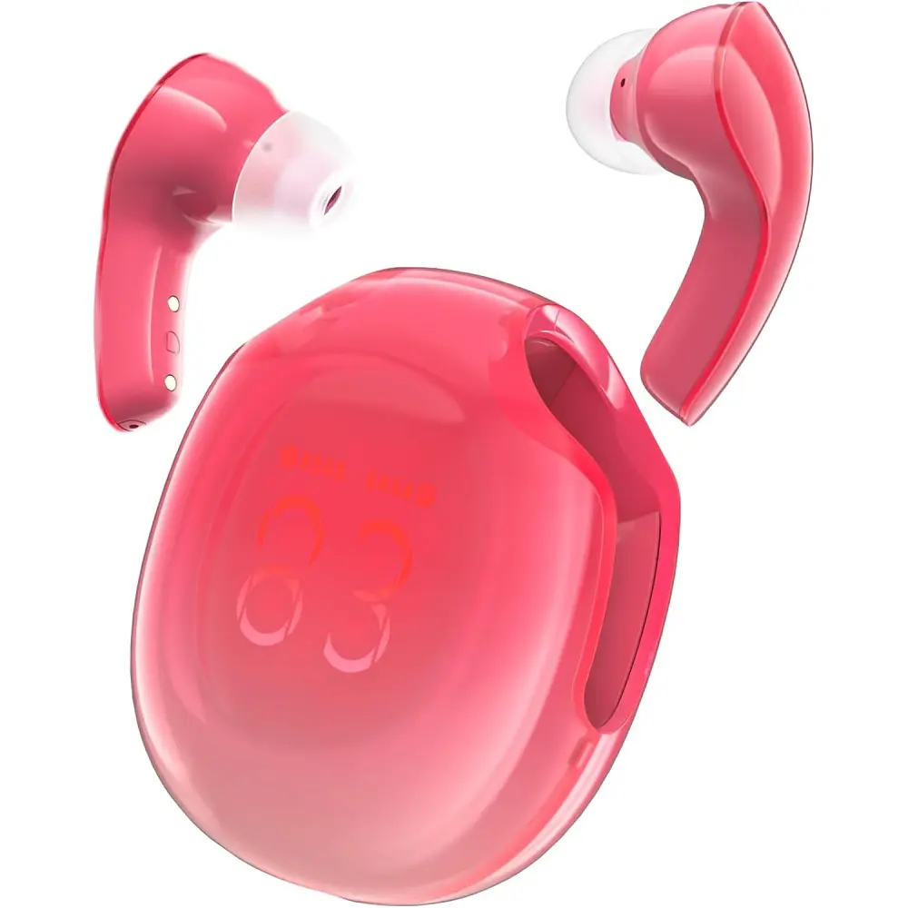 Навушники TWS Acefast T9 pomelo red - фото 4