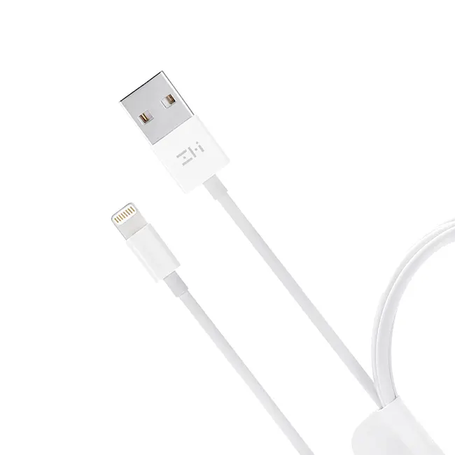 Кабель ZMi Cable USB to Lighting 2.4A 1m AL813 White - фото 6